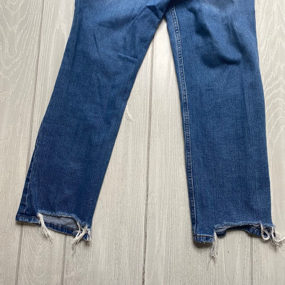 Abercrombie & Fitch Womens Blue The Ankle Straight Ultra High Rise Jeans Size 28 - Picture 7 of 12